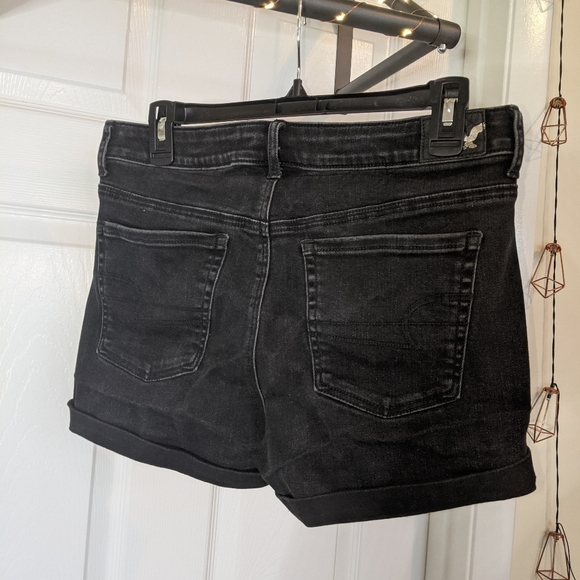 American Eagle Super Hi-Rise Super Super Stretch Shorties - Picture 2 of 6